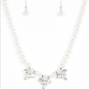 Paparazzi necklace with matching earrings